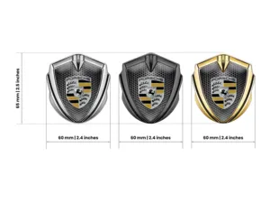Porsche Badge Auto Custom Disegno Drift High-End